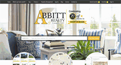 Desktop Screenshot of abbittrealty.com